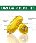 Zaytun Halal Fish Oil 1200Mg Omega-3 Premium Epa/Dha One Per Day Daily Wellness Support 4 Months Supply Lemon Flavor Keto Friendly Gluten Free