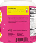 Wellah Clear Whey Protein Isolate Powder (Raspberry Lemonade) 30 Servings - 20G Of Protein 100 Calories Sweetened With Stevia