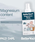 Betteryou Magnesium Sleep Kids' Body Spray - Relaxing Magnesium Chloride Spray For Kids - Promotes A Restful Sleep - Lavender Essential Oil 3.38 Oz