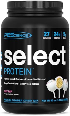 Pescience Lean Mass Stack â€“ Select Low Carb Whey + Casein Protein Powder & Trucreatine+ Creapure Creatine Monohydrate â€“ Muscle Growth Recovery & Strengthâ€“ Cake Pop 27 Servings + 30 Serving