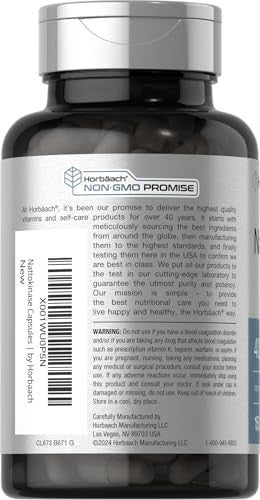 Horbaach Nattokinase Supplement 4000 Fu 150 Capsules