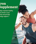 Floradix Iron Tablets Iron Supplement With Folic Acid Vitamin C & More Energy Support Vegetarian Gluten 120 Tablets