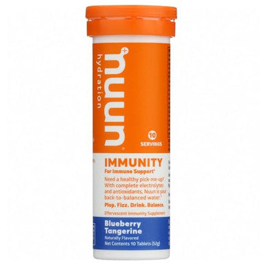 Nuun Immunity: Blueberry Tangerine Enhanced Hydration Tablets (2Pack Of 10 Tabs Each)