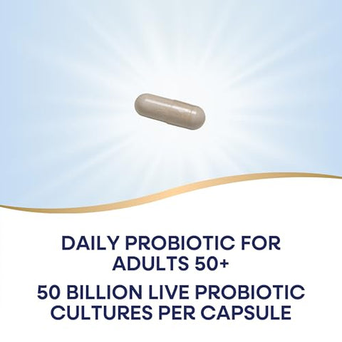 Nature'S Way Fortify Optima Probiotic For Adults 50 50 Billion Live Cultures Supports Digestive Balance Colon & Immune Health No Refrigeration Needed 30 Capsules (Packaging May Vary)