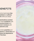 Winky Lux Lip Balm Overnight Lip Treatment Hydrating Murumuru Butter Hyaluronic Acid Power Peptides Vitamin E Moisturizing Glossy Finish