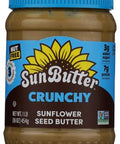 Sunbutter Natural Crunch Sunflower Seed Spread 16 Ounce