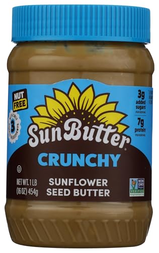 Sunbutter Natural Crunch Sunflower Seed Spread 16 Ounce