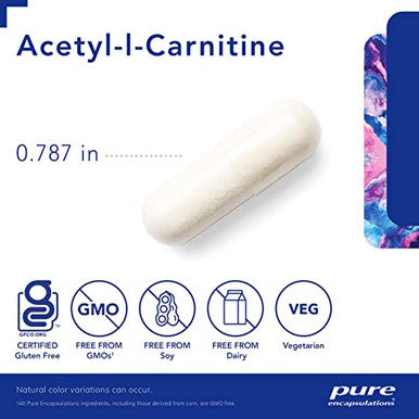 Pure Encapsulations AcetylLCarnitine 250 mg 60 vcaps