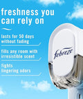 Febreze Plug In Air Freshener Odor-Fighting Scented Oil Refill Air Fresheners For Home And Bathroom And Kitchen Long Lasting For Strong Odors Twilight Lavender Scent 0.87Oz Refills 3 Count