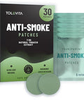 Tolevita Antismoke Herbal Patches Circle Shape 7Mg Green Quit To Help Reduce Cravingsherbal Stop Aid For A Healthier Lifestyle 30 Patches