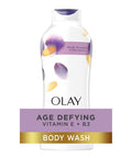 Olay Age Defying Body Wash with Vitamin E & B3 Complex 22 Fl Oz (Pack of 4)