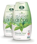 SweetLeaf Stevia Drops Liquid Sweetener, SteviaClear - 1.7 Fl Oz, Pack of 2 | Unflavored Sweet Drops, Stevia Leaf Extract, Zero Calorie, No Erythritol, Sugar Substitute