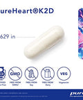 Pure Encapsulations PureHeart K2D 60 caps