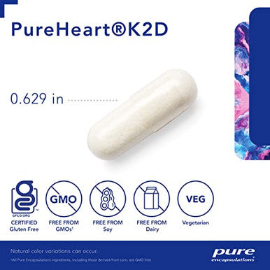 Pure Encapsulations PureHeart K2D 60 caps