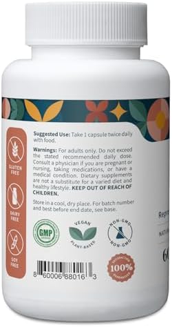 Pattern Wellness Maca Root For Men & Women - 10000Mg - Natural Mood & Wellness Enhancer - Unique Optimum Blend For Fertility Reproductive & Whole Body Health - 60 Vegan Capsules