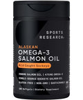 Sports Research Supplements Pack - Omega 3 Salmon Oil Vegan Vitamin D 5000Iu & Mk7 Vitamin K 100Mcg Vitamin B-Complex
