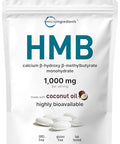 Micro Ingredients Hmb 1000Mg 240 Softgels With Coconut Oil Highly Bioavailable Hmb Supplements For Men & Women Calcium Beta-Hydroxy Beta-Methylbutyrate Supports Lean Muscle Mass & Muscle Recovery