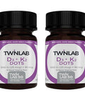 Twinlab Vitamin D3 1000 + K2 Dots Bone and Heart Health Immune Support 25 mcg 60 Tablets 1000 IU 2 Pack
