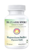 Dr. Clark Store Magnesium Sulfate (Epsom Salt) Capsules for Occasional Constipation Relief and Muscle Support, 1030 mg, 100 Pure Vegetarian Tapioca Capsules