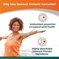 Genacol Turmeric Curcumin Ultra-Hydrolyzed Collagen Peptides Supplement With Black Pepper Extract (Bioperine) Soothe Your Joints Enhanced Absorption 90 Capsules (30-Day Supply)