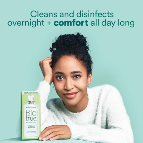 Biotrue Hydration Boost Eye Drops Preservative Soft Contact Lens Friendly & Contact Lens Solution Multi-Purpose Solution For Soft Contact Lenses Lens Case Included 10 Fl Oz (Pack Of 2)