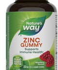 Nature'S Way Zinc Gummies, Daily Immune Support Gummies, 100% Daily Value Zinc Per Gummy, Mixed Berry Flavored, 120 Gummies (Packaging May Vary)
