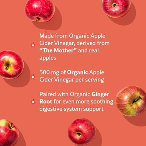 Apple Cider Vinegar Gummies & Multi Collagen Powder Organic Acv With Ginger + Hydrolyzed Collagen Peptides For Wellness Unflavored 11 Oz & 60 Ct