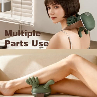 Dojavop Neck Massager With Heat Cordless Deep Tissue Massager For Neck And Shoulder Pain Relief Bionic Hand Electric Cervical Back Massager