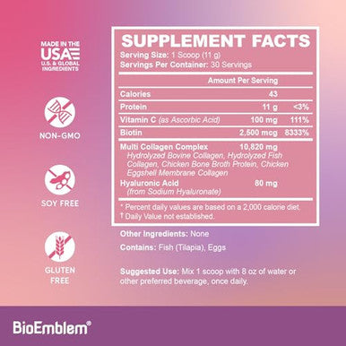 Bioemblem Beauty Collagen 30 Servings