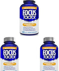 Focus Factor Adults Brain And Vision Supplement 120 Count Eye Vitamin Mineral Supplement & Complete Multivitamin W/Lutein & Zeaxanthin " Brain Supplement For Focus Concentration Memory