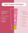 Gutology Kids Natural Probiotic Hydroxyapatite Toothpaste Fluoride Free Toothpaste Remineralising Enamel Repair Suitable For Children 2 Helps Sensitive Teeth - Wild Strawberry Flavour 3Oz