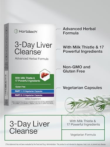 Horbaach 3 Day Liver Cleanse 12 Capsules