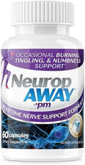Neuropaway Nerve Support Pm With Ralpha Lipoic Acid To Help Provide Nerve Relief In As Little As 5 Days Acetyllcarnitine Theanine Melatonin And Methylcobalamin 90 Capsules
