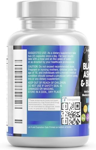 Clean Nutraceuticals Sea Moss Black Seed Oil Ashwagandha Turmeric Bladderwrack Burdock & Vitamin C Vitamin D3 With Elderberry Manuka Dandelion Yellow Dock Iodine Chlorophyll Acv