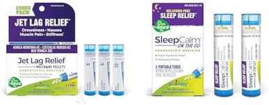 Boiron Jet Lag Relief Kit Travel Essential For Relief From Nausea Stiffness Muscle Pain And Drowsiness From Long Flights 3 Count (240 Pellets)