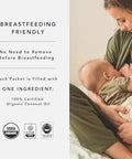 Organic Coconut Oil Packets, Coconut Oil for Lactation, Breastfeeding, Newborns - 10 Pack - Single-Use, Hospital-Trusted Alternative to Lanolin - Conscious Coconut