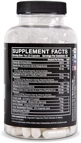 Ryno Power Electrolytes Supplement Capsules (50 Servings)