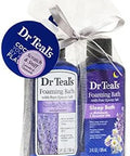 Dr Teal'S Foaming Bath Holiday Combo Pack (6 Fl Oz Total)Soothe & Sleep With LavenderAnd Sleep Bath With Melatonin.