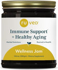 R-U Ved Wellness Jam - Amla Jam With Honey Chyawanprash For Immune Support & Digestive Health Ayurvedic Blend With Amla & Ashwagandha - 10.6 Oz Jar (1 Count)
