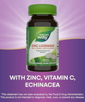 Nature'S Way Zinc Lozenges With Vitamin C & Echinacea, Immune Support, 23 Mg Of Zinc & 100 Mg Of Vitamin C Per Serving, Wild Berry Flavored, 60 Lozenges (Packaging May Vary)