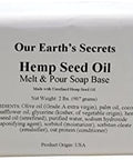 Our Earth's Secrets Hemp Seed - 2 Lbs Melt and Pour Soap Base