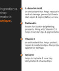 Minimalist Lip Lightening & Brightening Lip Balm | L-Ascorbic Acid 8% With Vitamin E Radianskin & Glycerine | For Women & Men | 0.42 Oz / 12 Gm