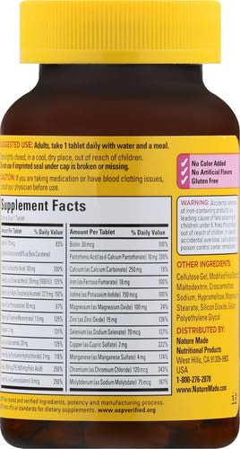 Nature Made Women'S Multivitamin Tablets 90 Count For Daily Nutritional Support (Packaging May Vary)