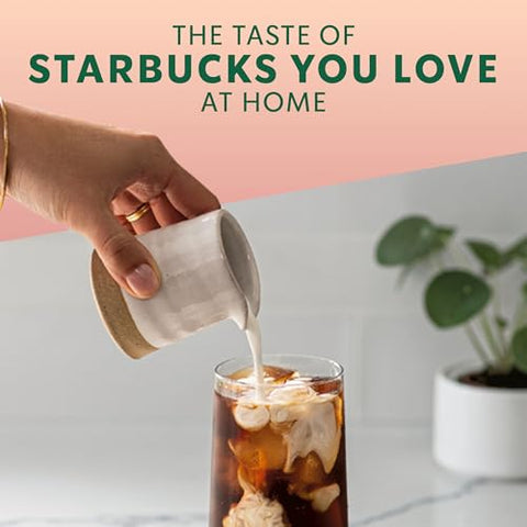 Starbucks Cold Brew Coffee Concentrate, Sweetened Brown Sugar Cinnamon Flavored Iced Coffee, 32 fl oz
