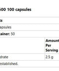 Optimum Nutrition Creatine 2500 Caps 100 Capsules