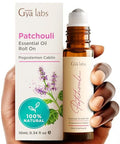 Gya Labs Patchouli & Sandalwood Essential Oil Roll On Set - Aromatherapy Grade Essential Oils Set - 2X10Ml - Gya Labs