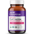 New Chapter Calcium Supplement Organic Plant Calcium for Women Under 40 with Vitamin D3 for Absorption + Vitamin K2 + Magnesium Vegetarian Gluten Free 60 Count