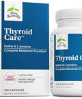Terry Naturally Thyroid Care Immune Health & Energy Support Formula Nutritional Supplement With Iodine For Thyroid Health Support Wellness Supplement With Ltyrosine 120 Capsules