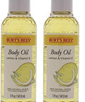 Burts Bees Body Oil - Lemon And Vitamin E Unisex Oil 5 Oz White