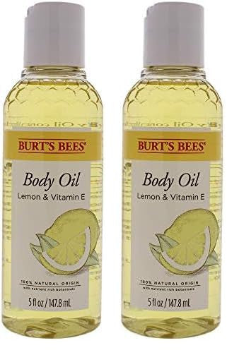 Burts Bees Body Oil - Lemon And Vitamin E Unisex Oil 5 Oz White